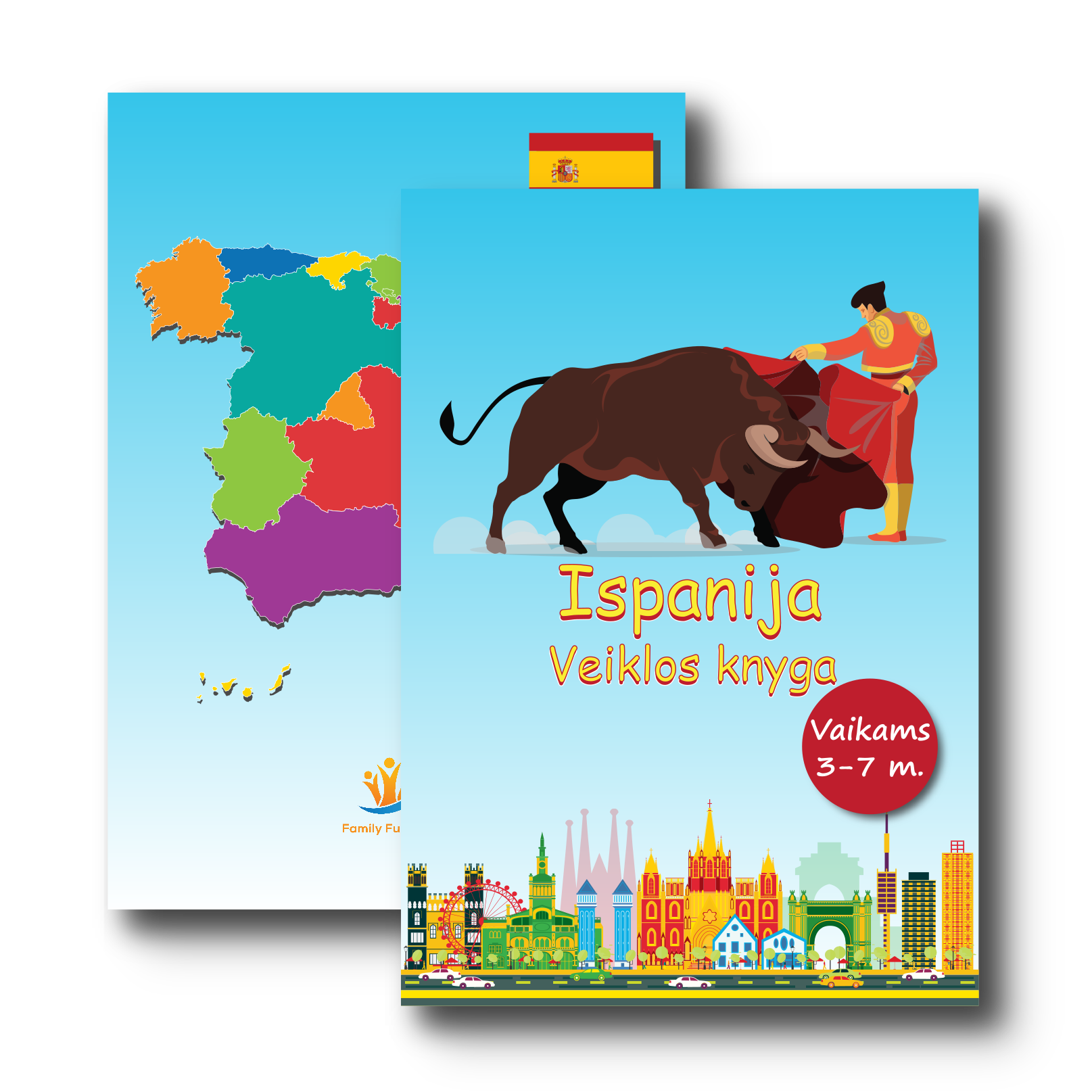 Ispanija: PDF veiklos knygelė