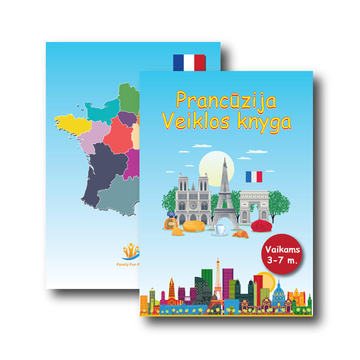 Prancūzija: PDF veiklos knygelė